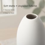 BEAHOT Ceramic Vases Set of 3, Modern Decorative Flower Vases for Living Room - Image 3