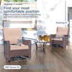 Kullavik 10PCS Outdoor Patio Furniture Set,PE Wicker Rattan Sectional Sofa Patio... - Image 4