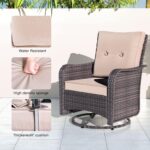 Kullavik 10PCS Outdoor Patio Furniture Set,PE Wicker Rattan Sectional Sofa Patio... - Image 6