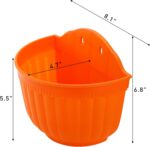 DEAYOU 6 Pack Wall Planter Hanging Flower Pot, Window Hang Indoor Outdoor Plant ... - Image 3