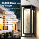 16'' LED Outdoor Wall Lights 2 Packs, 3000K Porch Lights Outdoor Sconce Lights w... - Image 5