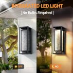 16'' LED Outdoor Wall Lights 2 Packs, 3000K Porch Lights Outdoor Sconce Lights w... - Image 6
