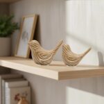 2PCS Small Birds Statues, Modern Home Decor Bird Sculptures, Animal Figurines De... - Image 3