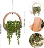 Artificial Hanging Plants Hanging Planter Fake Succulents Artificial String of P... - Image 5