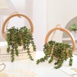Artificial Hanging Plants Hanging Planter Fake Succulents Artificial String of P... - Image 6