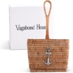 Vagabond House Coastal Woven Rattan Silverware Organizer, Natural Eco-Friendly 4... - Image 9