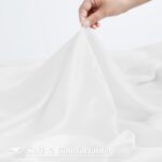 WEST LAKE 102 Inches Long Bright White French Pleated Sheer Curtains for Living ... - Image 4