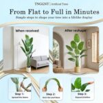 Artificial Bird of Paradise Plant: 6FT Faux Traveler's Palm Fake Banana Tree Ele... - Image 6