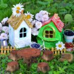 BBTO 24 Pcs Garden Furniture Fairy Mini Architecture Accessories Fairy Miniature... - Image 4