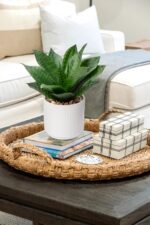 Artificial Agave Succulent Plants Faux Snake Plant Fake Succulent Agave Plant Po... - Image 7