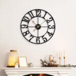 LEIKE Large Wall Clocks,Silent,Non Ticking,Battery Operated Small Vintage Round ... - Image 6