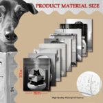 Funny Bathroom Wall Art Set of 9 - Black and White Humorous Animal Wall Decor Pi... - Image 4
