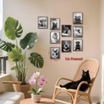 Funny Bathroom Wall Art Set of 9 - Black and White Humorous Animal Wall Decor Pi... - Image 7