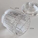 rejomiik 2 Pack Qtip Holder Glass Apothecary Jars with Lids Bathroom Accessories... - Image 4