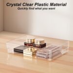 SMARTAKE 7-Piece Drawer Organizer with Non-Slip Silicone Pads, 4-Size Desk Drawe... - Image 4