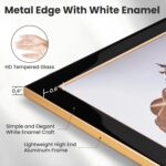 Fun Memories 4x6 Enamel Picture Frame with HD-Tempered Glass, Gold Metal Edge wi... - Image 3