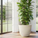WORTH Garden Round Large Planter Pot 1-Pack - 17.5" Dia x 15.5" H - Durable Plas... - Image 3