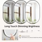 SDHYL LED Bathroom Mirror Medicine Cabinet with 3-Color Dimmable Lights & Anti-F... - Image 6