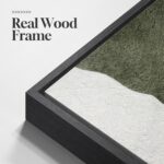 Long Narrow Framed Green Vertical Abstract Wall Art Set, 2 Piece Modern Canvas P... - Image 6