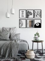TwoDays Stockholm Style Room Decor for Women, Chic Trendy Wall Art for Living Ro... - Image 7