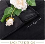 StangH Black Velvet Curtains 96 inches Long Blackout Curtains Thermal Insulated ... - Image 5