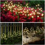 Solar Garden Lights Waterproof, Sola Lights Outdoor Decorative 4Pack,80Led Solar... - Image 5