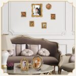 10 Pcs Wooden Vintage Gold Picture Frame Bulk Antique Wood Photo Frame with Glas... - Image 8