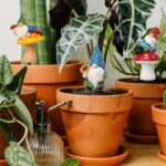 Garden Gnomes Stakes 3 Inch Plant Decorations for Pots Outdoor Statues Gnome Gar... - Image 5