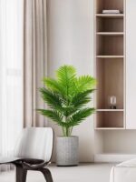 Artificial Areca Palm Plant Fake Tropical Tree Perfect Faux Plants in Pot for In... - Image 4