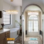 D23.6 Round Crystal Chandelier, Modern Gold Crystal Chandeliers for Dining Room,... - Image 8