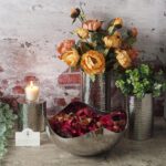 Hosley 10" Long Silver Finish Metal Bowl Modern Elegance for Serving and Decor C... - Image 4