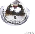 Hosley 10" Long Silver Finish Metal Bowl Modern Elegance for Serving and Decor C... - Image 6
