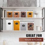 Skroam Large Airtight Food Storage Containers with Lids, 10 Pack Cereal Containe... - Image 5