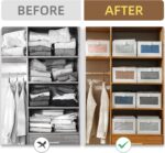 Pradnel Linen Closet Organizers And Storage, 4 Pack Storage Bins Baskets for Org... - Image 4