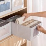 Pradnel Linen Closet Organizers And Storage, 4 Pack Storage Bins Baskets for Org... - Image 5