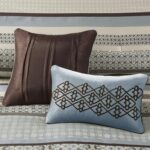 Madison Park Cozy Comforter Set - Luxurious Jaquard Traditional Damask Design, A... - Image 8