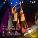 GANA 12V Low Voltage & Safe LED Outdoor String Lights,48FT 15 Shatterproof Bulbs... - Image 8