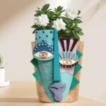 Mrlikale Abstract Face Planter Pots, Unique Head Planter with Drainage Hole for ... - Image 4