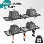 2 Pack Garage Wall Shelving, 46'' x 12.6'' Garage Shelf Wall Mounted, Heavy Duty... - Image 5