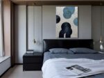 Slyart Blue and Black Abstract Textured Wall Art, Hand-Painted 3D Oil Paintings ... - Image 7
