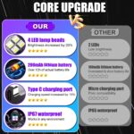 Upgraded Wireless LED Lights for Car, Rechargeable Interior Car Lights with 8 Co... - Image 4