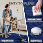 2x4 Shaggy Runner Rug, Ultra Soft Fluffy Plush Indoor Area Rug for Hallway Bedro... - Image 6