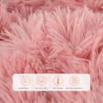 TOONOW Faux Fur Throw Blanket,Super Soft Fuzzy Blanket for Couch Sofa Bed,Fluffy... - Image 4