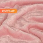TOONOW Faux Fur Throw Blanket,Super Soft Fuzzy Blanket for Couch Sofa Bed,Fluffy... - Image 5