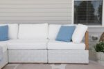 PURPLE LEAF Patio Outdoor Furniture Set 4 Pieces, Premium Leather Outdoor Couch ... - Image 3