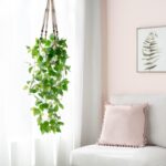 Mkono Fake Hanging Plant with Pot, Artificial Plants for Home Spring Decor Indoo... - Image 5