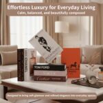 PROBENEX Suite Faux Decorative Books Set of 7 | Not Real Books(Cardboard Boxes) ... - Image 8