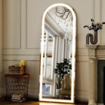 GLSLAND 20"x56" Arched LED Full Length Mirror with Lights – Wall Mounted or Stan... - Image 6