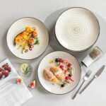 vancasso Bonbon Dinner Plates Set of 6, 10.5 Inch Ceramic Dinner Pasta Plates,La... - Image 7