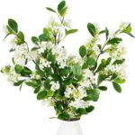 Melorca&Guilla Artificial Plants,6PCS 32" Green Faux Branches for Vase Faux Gree... - Image 5